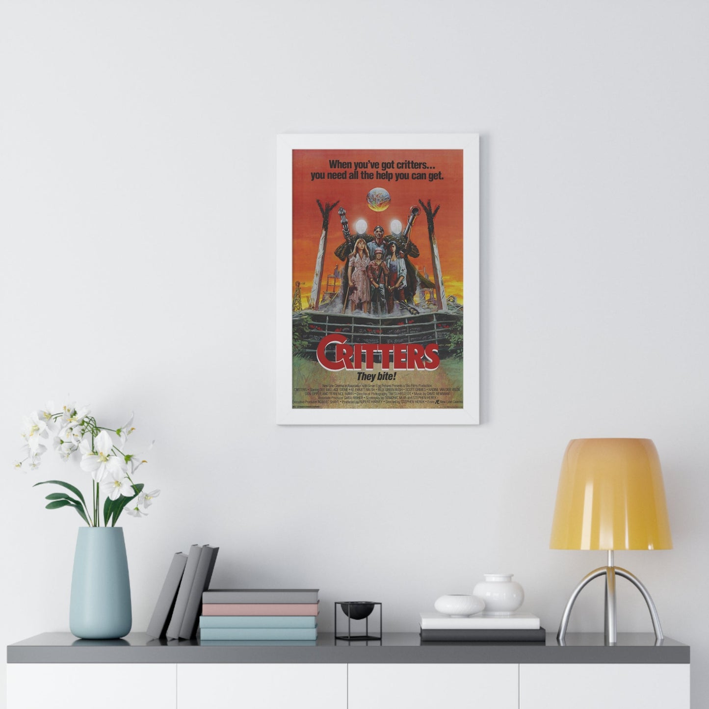 CRITTERS (3) 1986 - Framed Movie Poster-The Sticker Space