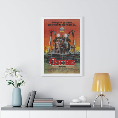 CRITTERS (3) 1986 - Framed Movie Poster-The Sticker Space