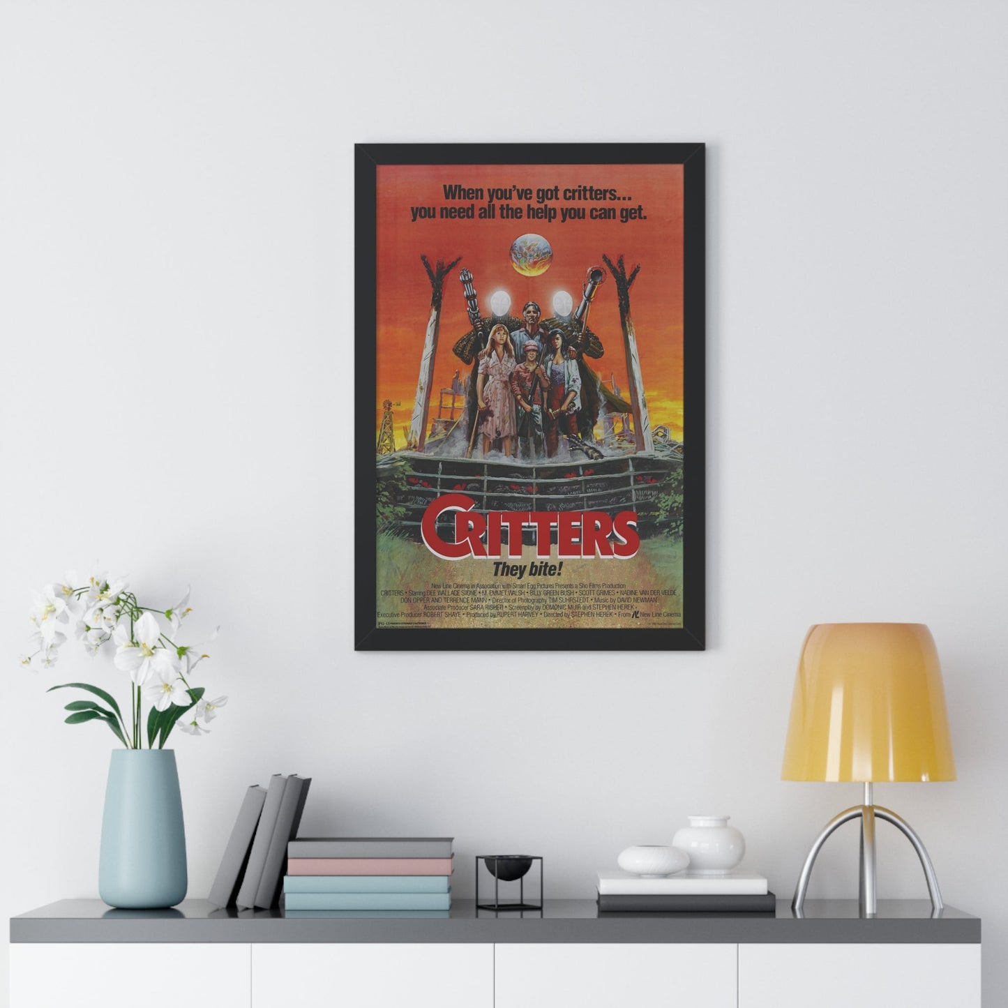 CRITTERS (3) 1986 - Framed Movie Poster-The Sticker Space