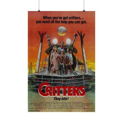 CRITTERS (3) 1986 - Paper Movie Poster 24″ x 36″ Matte - The Sticker Space