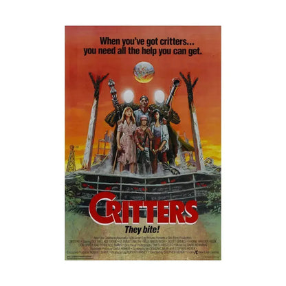 CRITTERS (3) 1986 - Paper Movie Poster - The Sticker Space