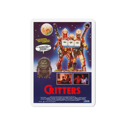 CRITTERS (SPANISH) 1986 Movie Poster - Die-Cut Magnet-6 × 6"-The Sticker Space