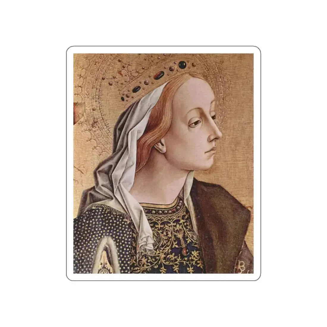 CRIVELLI, Carlo - 014 (Artwork) STICKER Vinyl Die-Cut Decal White Die-Cut 3 Inch - The Sticker Space