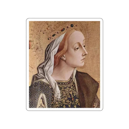 CRIVELLI, Carlo - 014 (Artwork) STICKER Vinyl Die-Cut Decal White Die-Cut 6 Inch - The Sticker Space