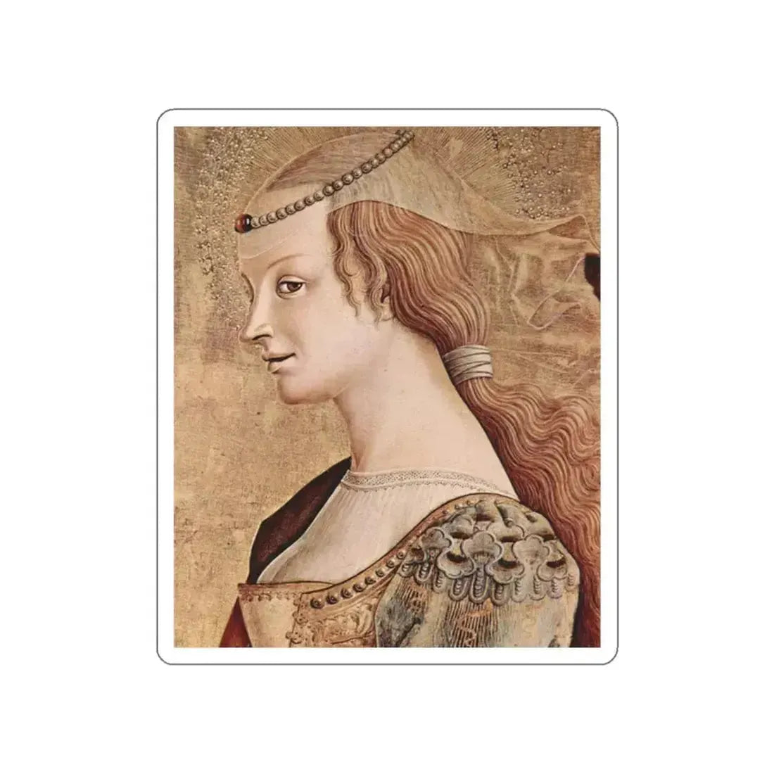 CRIVELLI, Carlo - 018 (Artwork) STICKER Vinyl Die-Cut Decal White Die-Cut 4 Inch - The Sticker Space