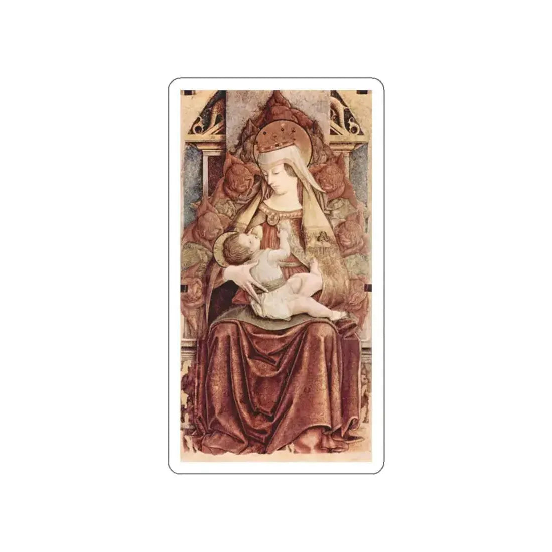CRIVELLI, Carlo - 082 (Artwork) STICKER Vinyl Die-Cut Decal White Die-Cut 4 Inch - The Sticker Space