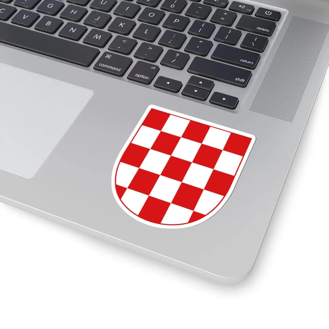 Croatia chequy (Croatia) (Coat of Arms) STICKER Vinyl Kiss-Cut Decal - The Sticker Space