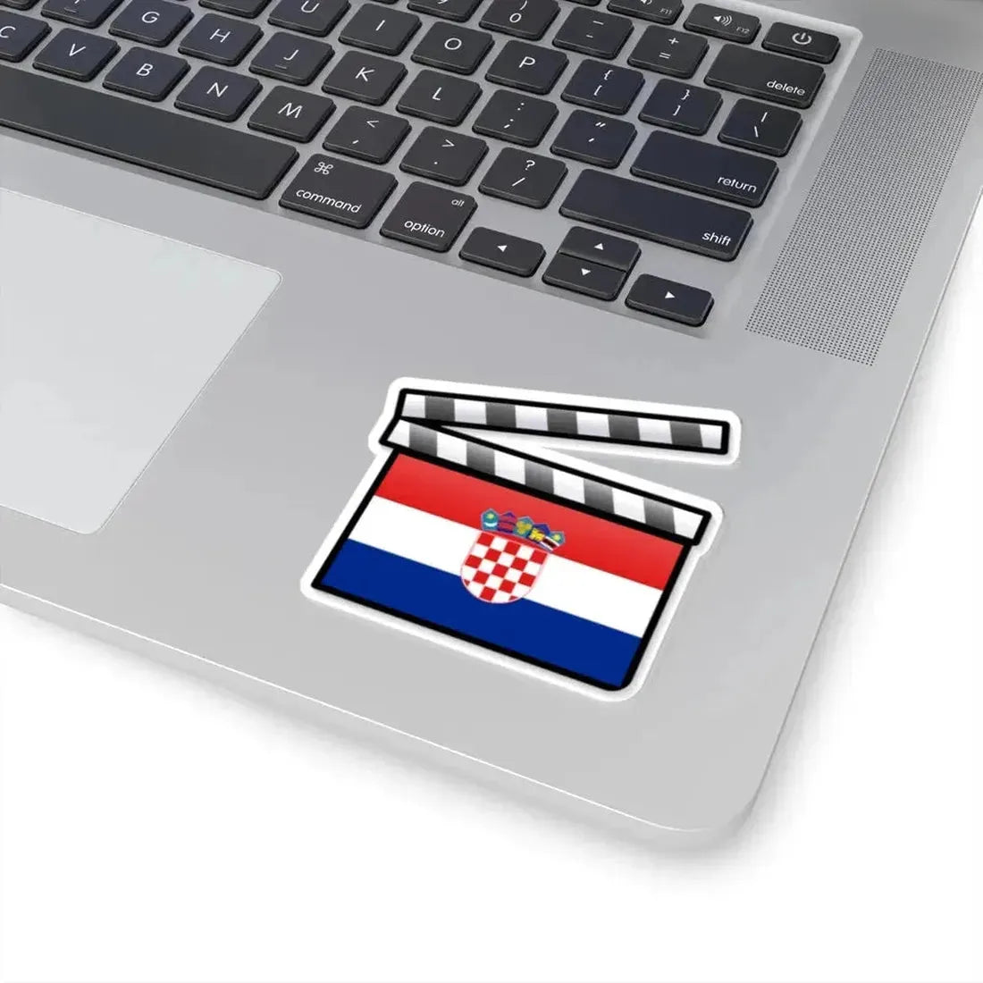 Croatia film clapperboard (Croatia) STICKER Vinyl Kiss-Cut Decal - The Sticker Space