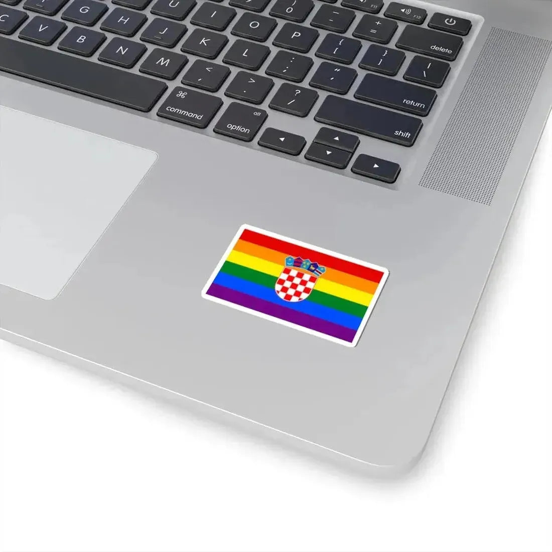 Croatia Gay flag (Croatia) STICKER Vinyl Kiss-Cut Decal - The Sticker Space