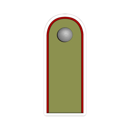 Croatia HOS OR 1 (Croatia) (Military Rank) STICKER Vinyl Kiss-Cut Decal 6 Inch White - The Sticker Space