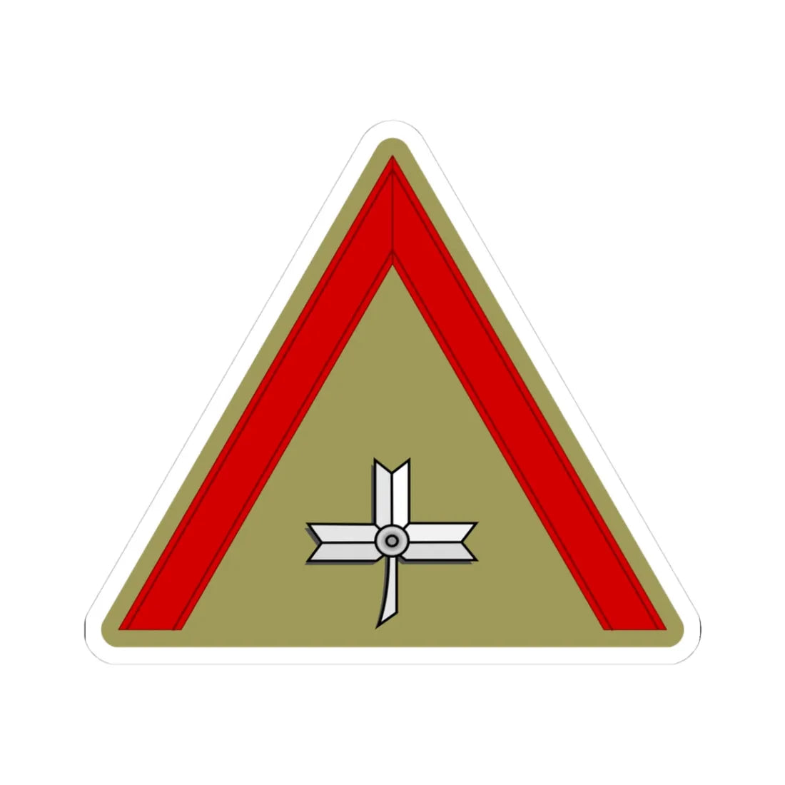 Croatia HOS OR 3 (Croatia) (Military Rank) STICKER Vinyl Kiss-Cut Decal 3 Inch White - The Sticker Space