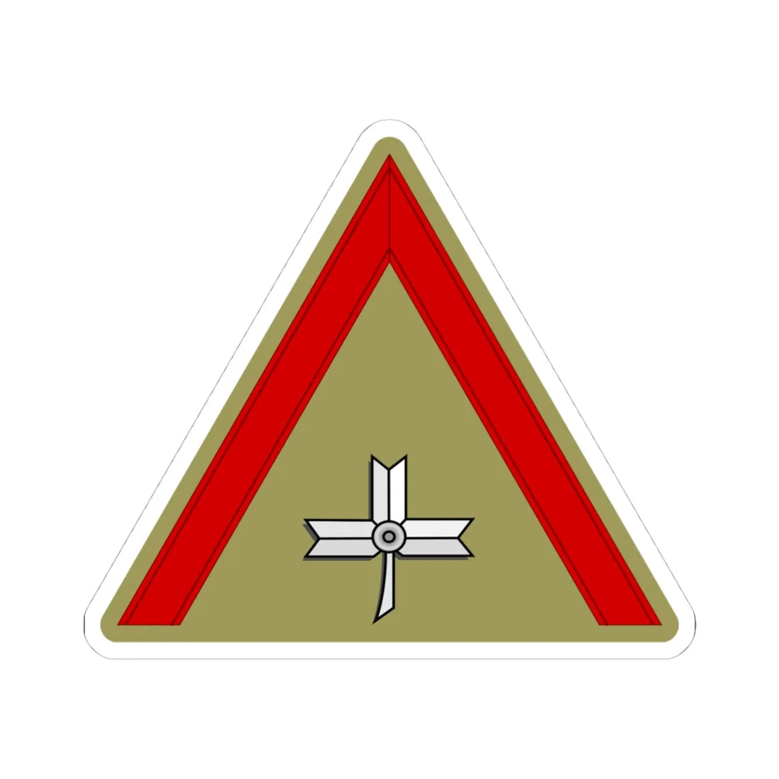 Croatia HOS OR 3 (Croatia) (Military Rank) STICKER Vinyl Kiss-Cut Decal 4 Inch White - The Sticker Space