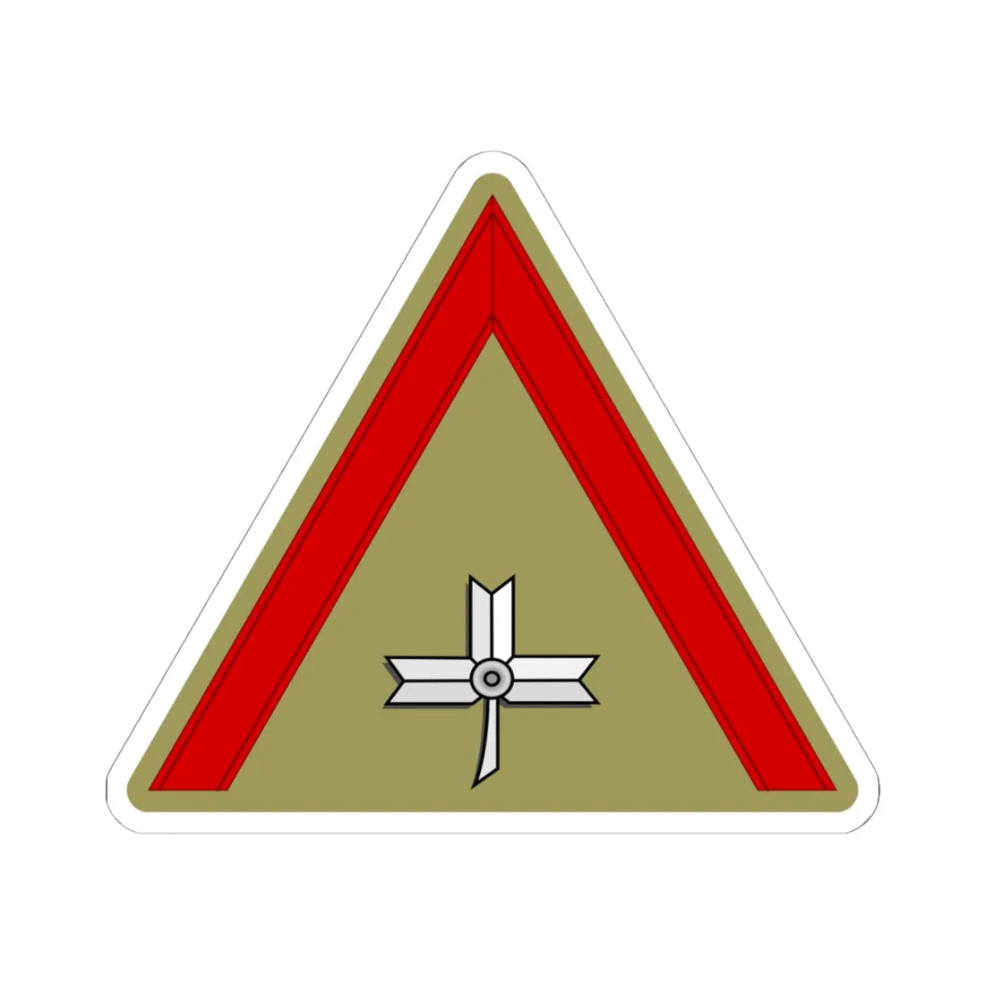 Croatia HOS OR 3 (Croatia) (Military Rank) STICKER Vinyl Kiss-Cut Decal 6 Inch White - The Sticker Space