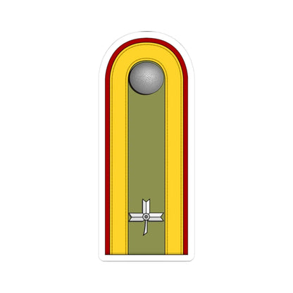 Croatia HOS OR 6 (Croatia) (Military Rank) STICKER Vinyl Kiss-Cut Decal 3 Inch White - The Sticker Space