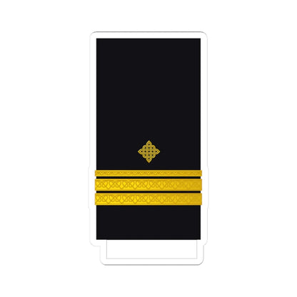 Croatia Navy OF 2 (Croatia) (Military Rank) STICKER Vinyl Kiss-Cut Decal 3 Inch White - The Sticker Space