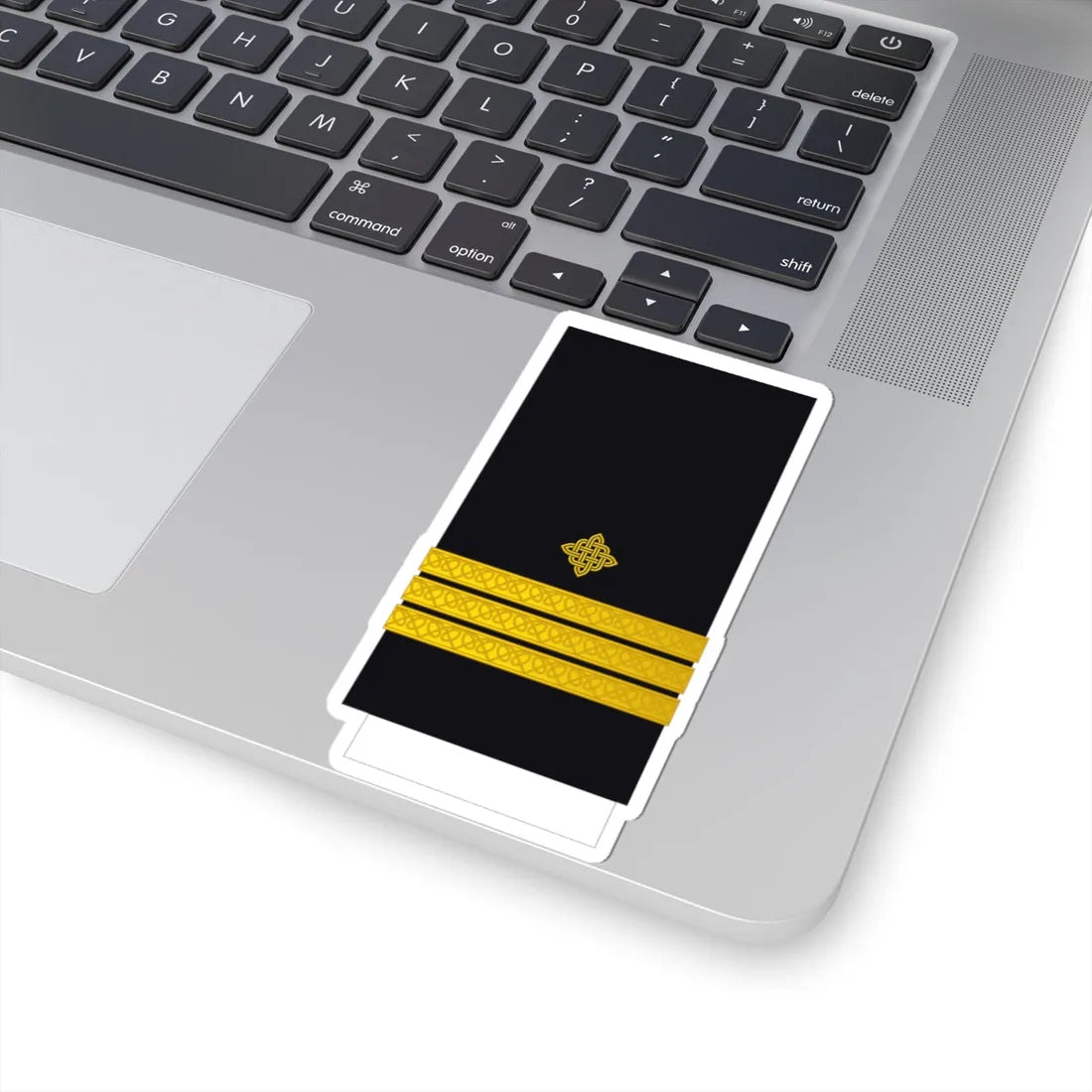 Croatia Navy OF 3 (Croatia) (Military Rank) STICKER Vinyl Kiss-Cut Decal - The Sticker Space