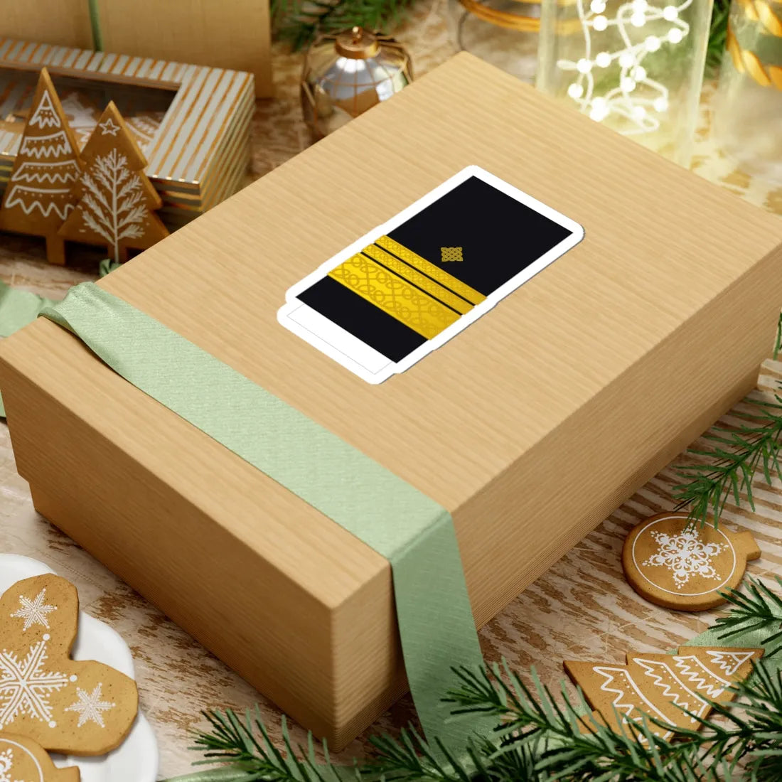 Croatia Navy OF 8 (Croatia) (Military Rank) STICKER Vinyl Kiss-Cut Decal - The Sticker Space