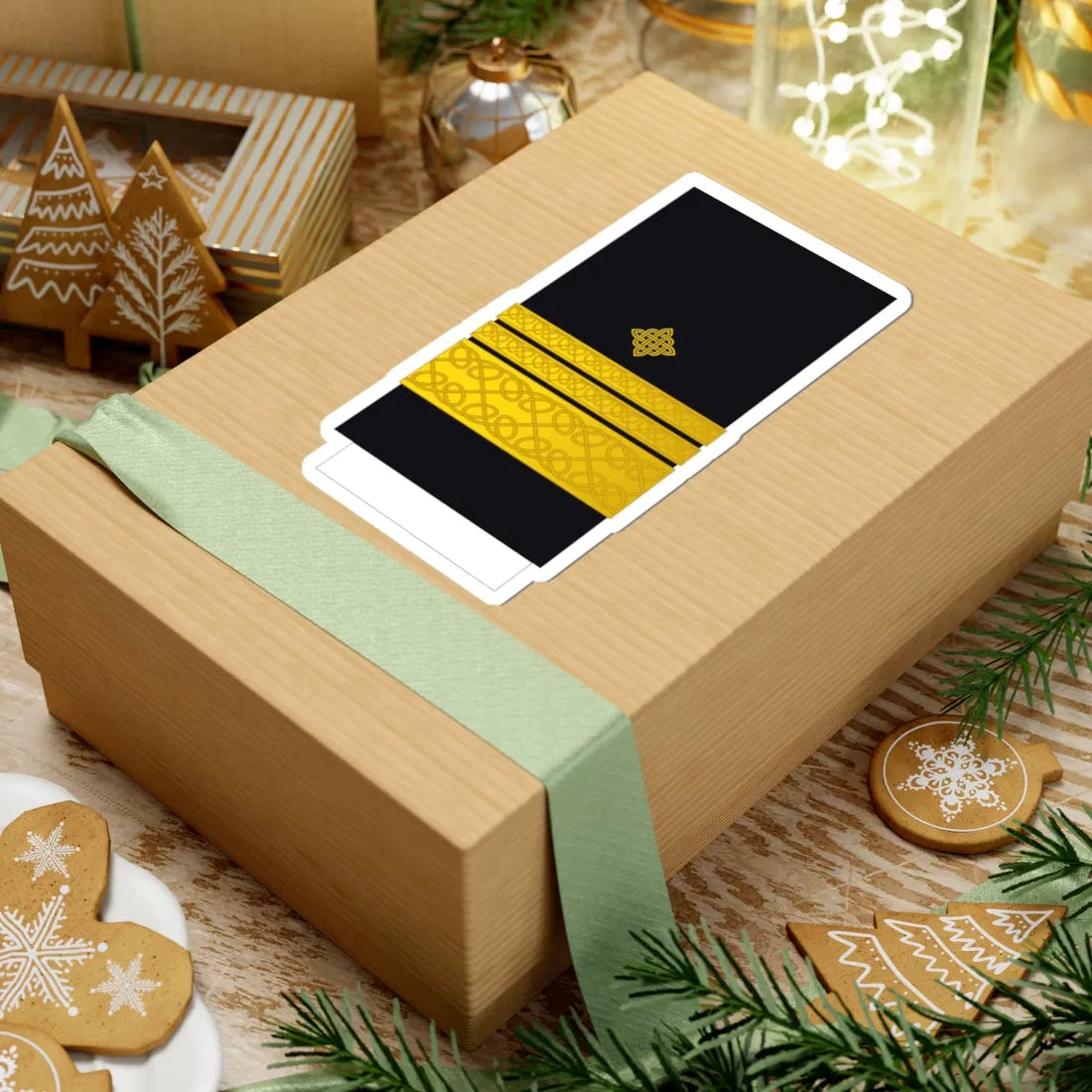 Croatia Navy OF 8 (Croatia) (Military Rank) STICKER Vinyl Kiss-Cut Decal - The Sticker Space