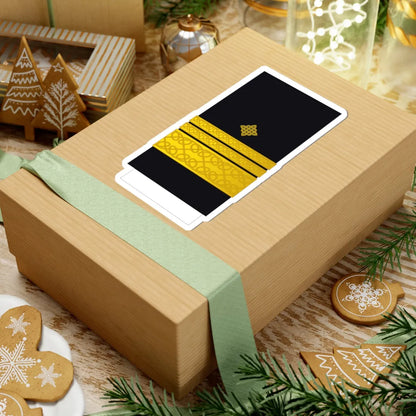 Croatia Navy OF 8 (Croatia) (Military Rank) STICKER Vinyl Kiss-Cut Decal - The Sticker Space