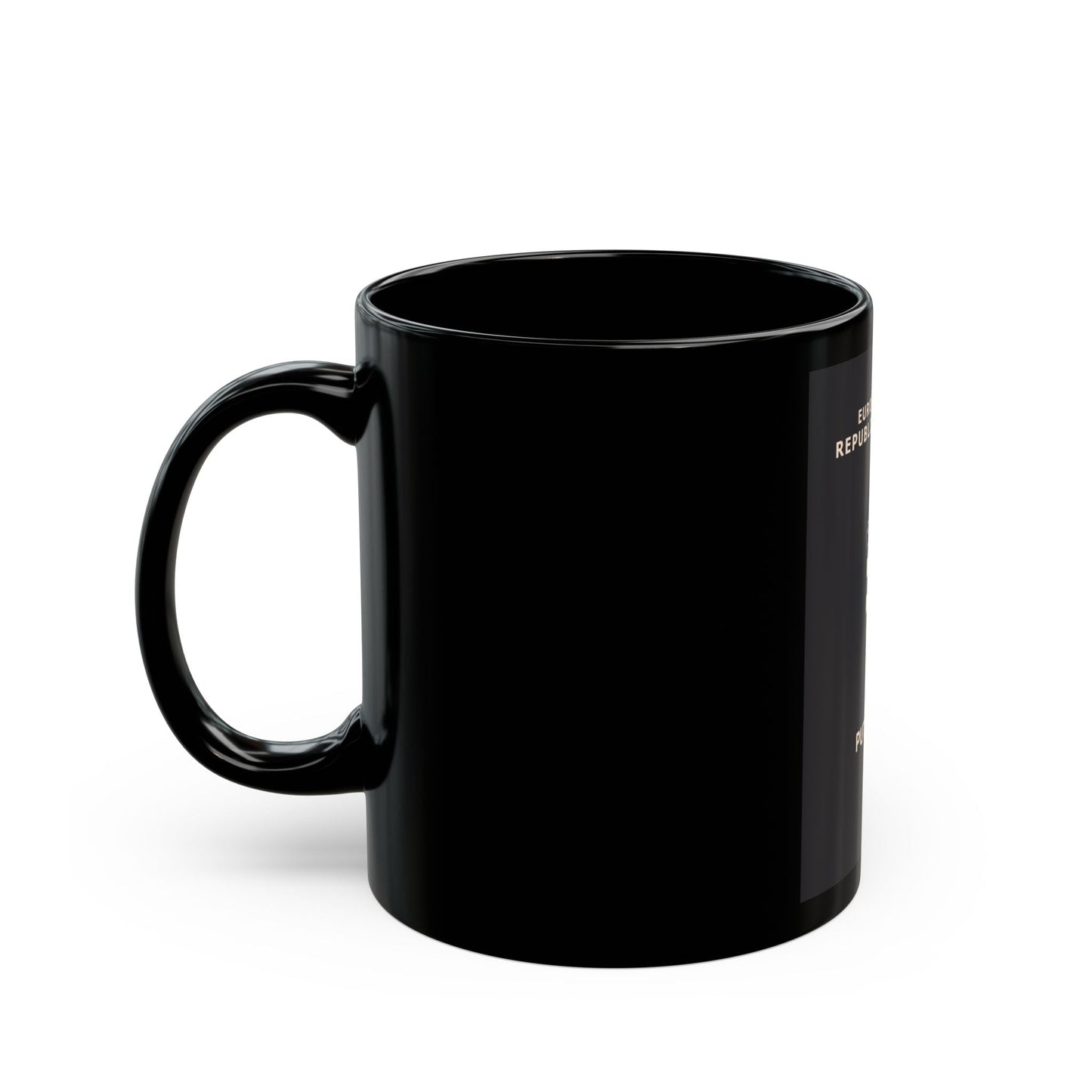 Croatia Passport - Black Coffee Mug