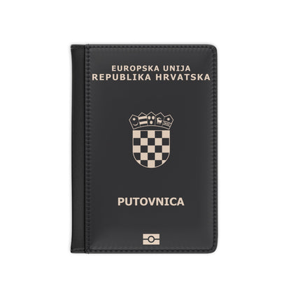 Croatia Passport - Passport Holder-3.9" x 5.8"-The Sticker Space