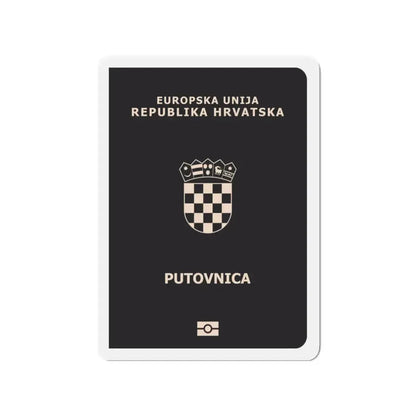Croatia Passport - Refrigerator Magnet 3 Inch - The Sticker Space