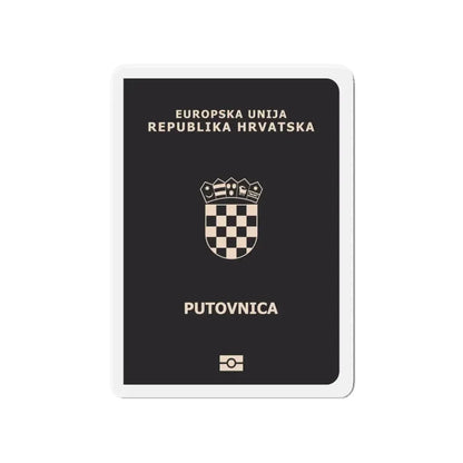 Croatia Passport - Refrigerator Magnet 4 Inch - The Sticker Space