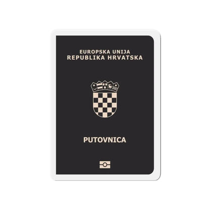 Croatia Passport - Refrigerator Magnet 4 Inch - The Sticker Space