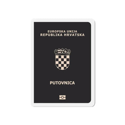 Croatia Passport - Refrigerator Magnet 5 Inch - The Sticker Space