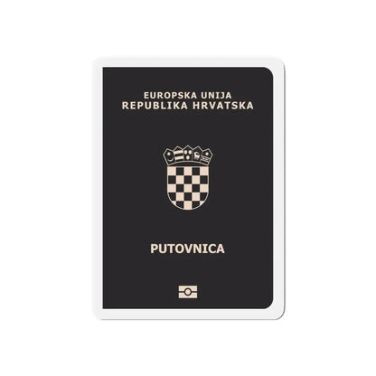 Croatia Passport - Refrigerator Magnet 6 Inch - The Sticker Space