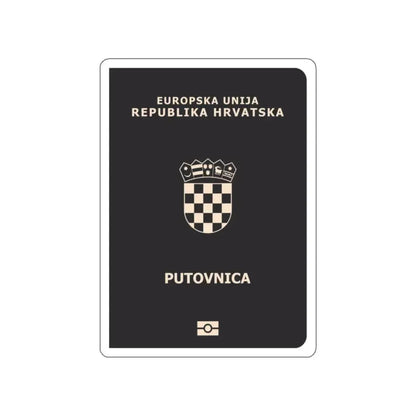Croatia Passport STICKER Vinyl Die-Cut Decal 2 Inch - The Sticker Space