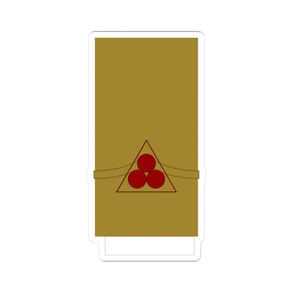 Croatia Ustase OF 2b (Croatia) (Military Rank) STICKER Vinyl Kiss-Cut Decal 3 Inch White - The Sticker Space