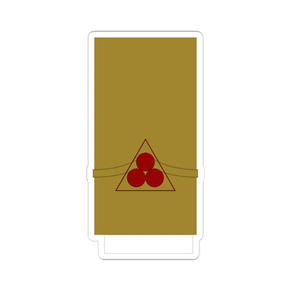 Croatia Ustase OF 2b (Croatia) (Military Rank) STICKER Vinyl Kiss-Cut Decal 6 Inch White - The Sticker Space