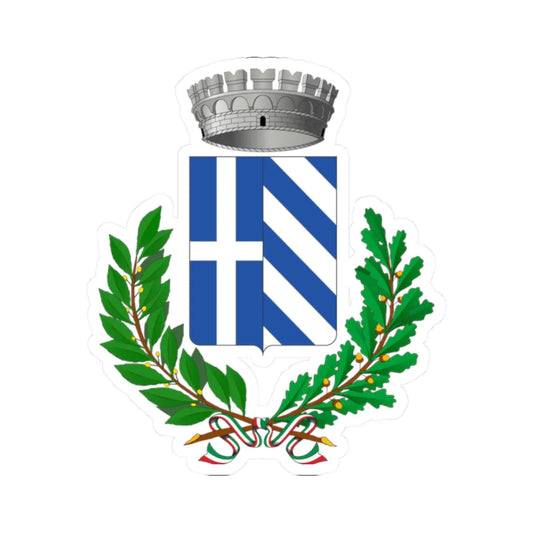 Crocefieschi-Stemma (Italy) (Coat of Arms) STICKER Vinyl Kiss-Cut Decal 2 Inch White - The Sticker Space