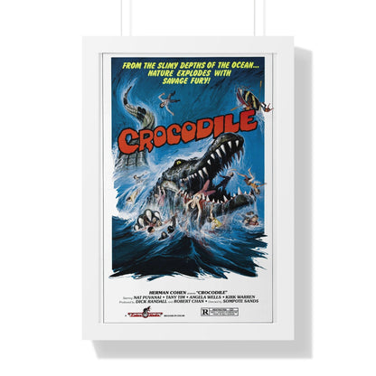 CROCODILE (CHORAKHE) 1979 - Framed Movie Poster-16″ x 24″-The Sticker Space