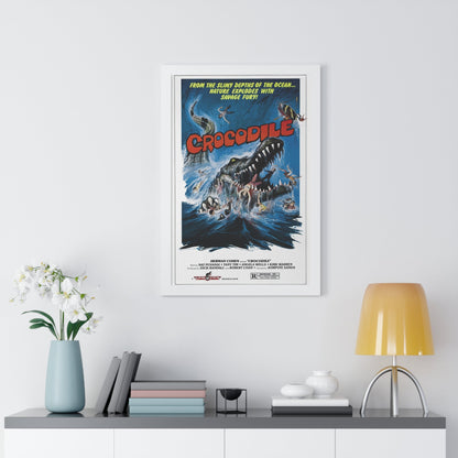 CROCODILE (CHORAKHE) 1979 - Framed Movie Poster-The Sticker Space