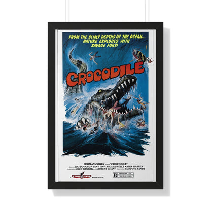 CROCODILE (CHORAKHE) 1979 - Framed Movie Poster-20" x 30"-The Sticker Space