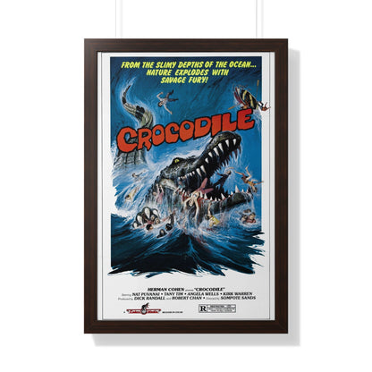 CROCODILE (CHORAKHE) 1979 - Framed Movie Poster-20" x 30"-The Sticker Space