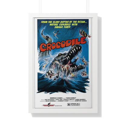 CROCODILE (CHORAKHE) 1979 - Framed Movie Poster-20" x 30"-The Sticker Space