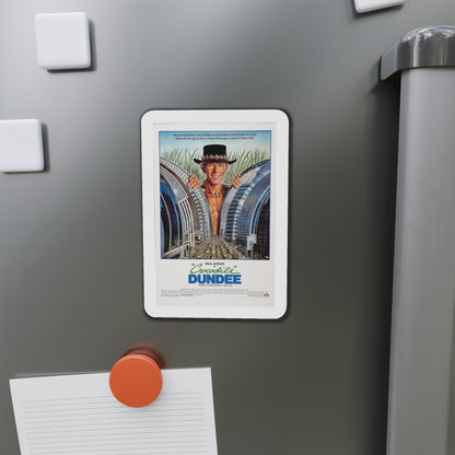 Crocodile Dundee 1986 Movie Poster Die-Cut Magnet-The Sticker Space