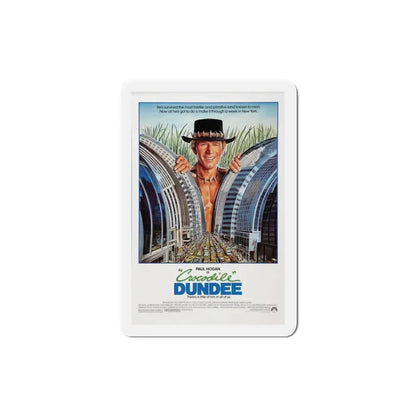 Crocodile Dundee 1986 Movie Poster Refrigerator Magnet 3 Inch - The Sticker Space