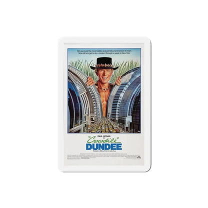 Crocodile Dundee 1986 Movie Poster Refrigerator Magnet - The Sticker Space