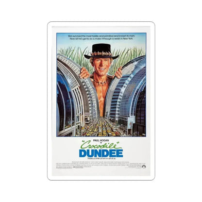 Crocodile Dundee 1986 Movie Poster STICKER Vinyl Die-Cut Decal 3 Inch - The Sticker Space