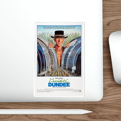 Crocodile Dundee 1986 Movie Poster STICKER Vinyl Die-Cut Decal-The Sticker Space