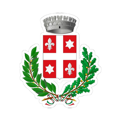 Crodo-Stemma (Italy) (Coat of Arms) STICKER Vinyl Kiss-Cut Decal 4 Inch White - The Sticker Space