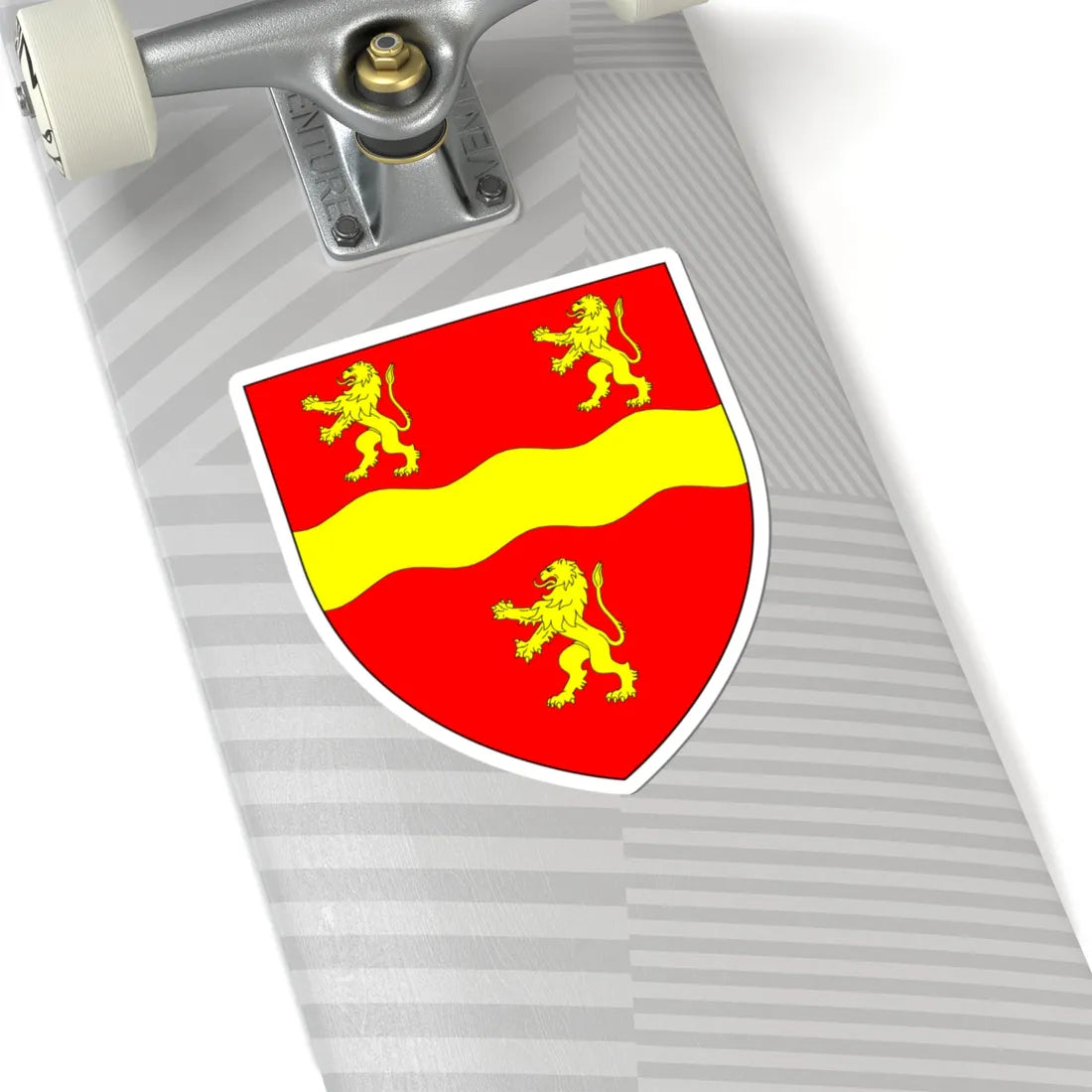Crompton of Crompton Lancs Arms (England) (Coat of Arms) STICKER Vinyl Kiss-Cut Decal - The Sticker Space