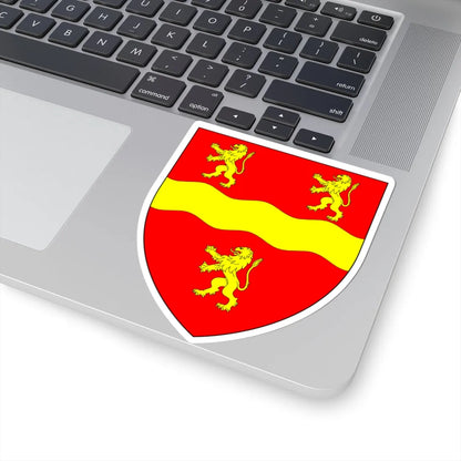 Crompton of Crompton Lancs Arms (England) (Coat of Arms) STICKER Vinyl Kiss-Cut Decal - The Sticker Space