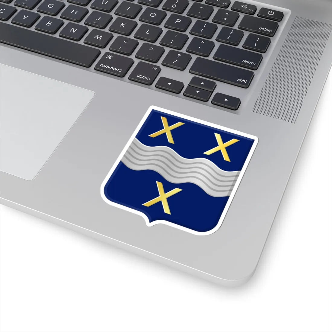 Cromstrijen heerlijkheidswapen (Netherlands) (Coat of Arms) STICKER Vinyl Kiss-Cut Decal - The Sticker Space