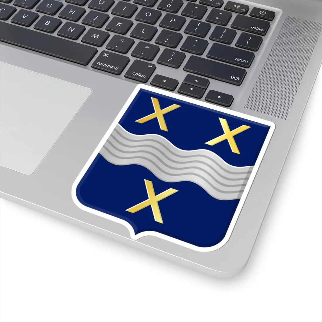 Cromstrijen heerlijkheidswapen (Netherlands) (Coat of Arms) STICKER Vinyl Kiss-Cut Decal - The Sticker Space