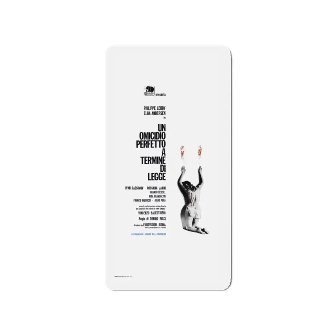 CROSS CURRENT 1971 Movie Poster - Refrigerator Magnet 3 Inch - The Sticker Space